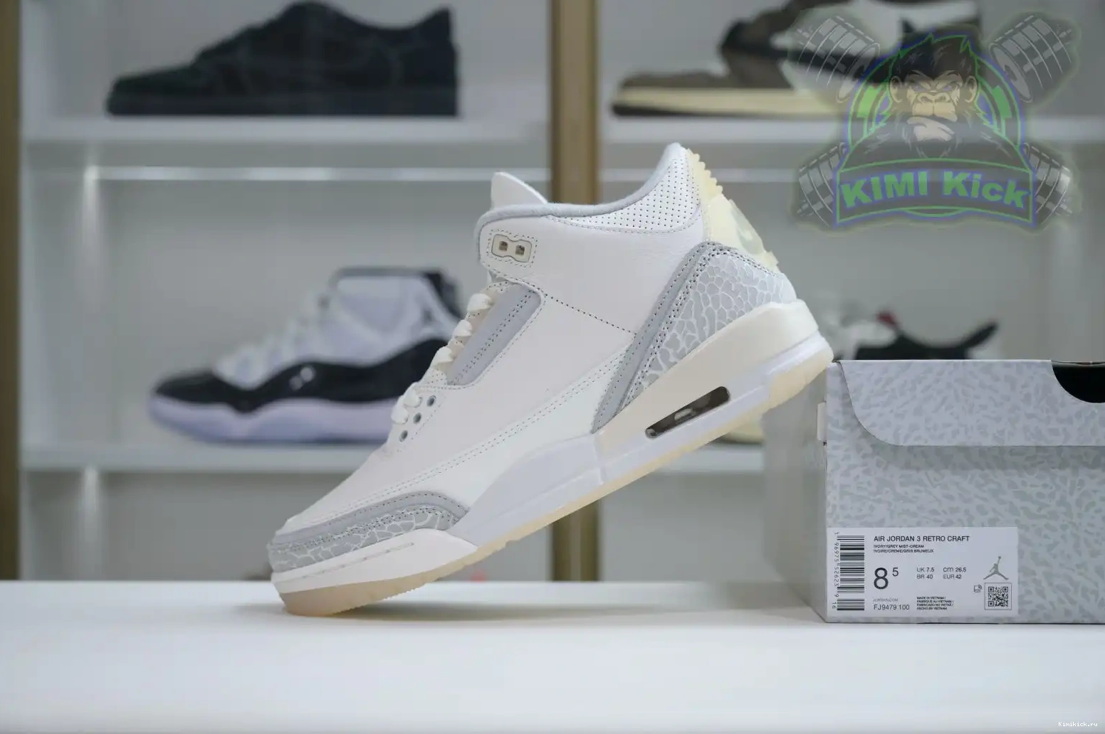 Air Craft“Ivory” 3 Jordan Kimikick 0614